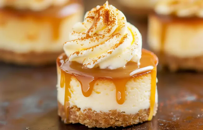 mini apple cheesecakes