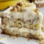 cream cheese frosted banana cake
